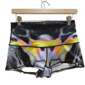 ELECTRO THREADS Space Abstract Boho Rave Hippie Festival Hot Pants Punk Goth